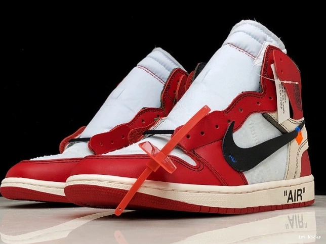 The Chicago Jordan Off-White AA3834-101 Ten Air 1 Retro 0721